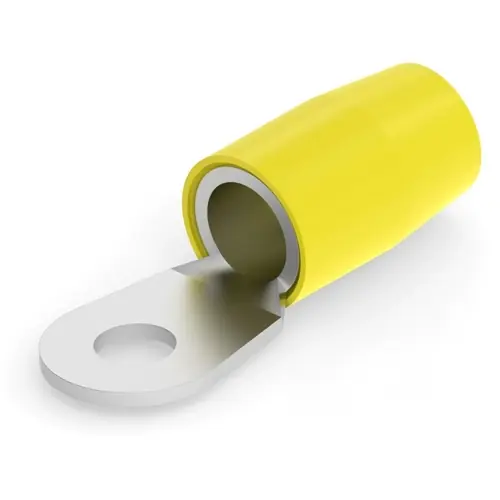Isolierter Ringkabelschuh, 60,6-76,3 mm², AWG 2, 9.91 mm, gelb, 324084 Direktkauf