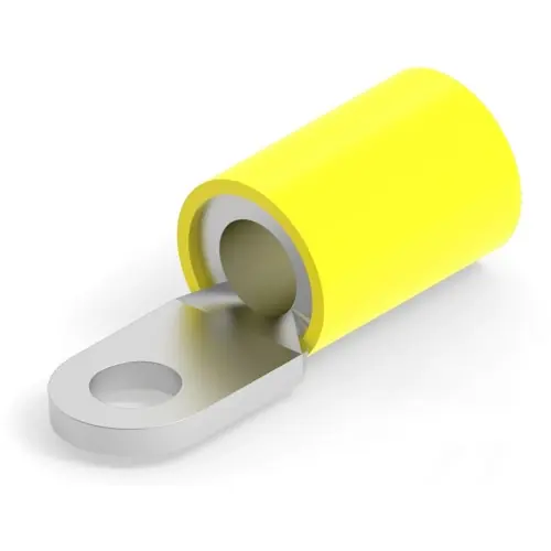 Isolierter Ringkabelschuh, 0,3-1,3 mm², AWG 16, 6.73 mm, M6, gelb, 330966 Direkt Vom Hersteller