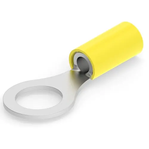 Knallerangebot Isolierter Ringkabelschuh, 3,0-6,0 mm², AWG 12 bis 10, 9.53 mm, gelb, 2-320577-3