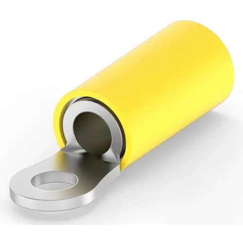 Jetzt Kaufen Isolierter Ringkabelschuh, 2,62-6,64 mm², AWG 12 bis 10, 3.68 mm, M3,5, gelb, 2-35149-1