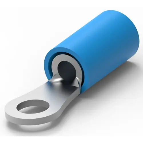 Echt Isolierter Ringkabelschuh, 1,25-2,0 mm², AWG 16 bis 14, 3.68 mm, M3,5, blau, 50881-2