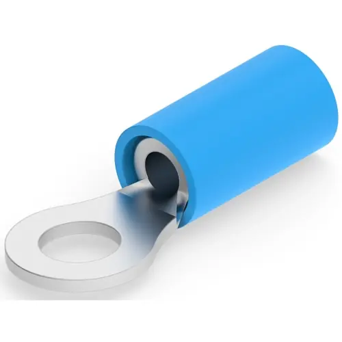 Isolierter Ringkabelschuh, 1,25-2,0 mm², AWG 16, 4.34 mm, M4, blau, 53941-2 Preis Gesenkt