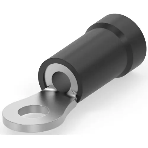Isolierter Ringkabelschuh, 1,31-2,08 mm², AWG 16 bis 14, 5.26 mm, M5, schwarz, 342062 Preis Gesenkt