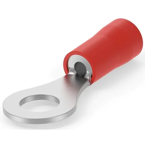Isolierter Ringkabelschuh, 0,3-1,31 mm², AWG 22 bis 16, 5 mm, M5, rot, 151730 Solange Der Vorrat Reicht
