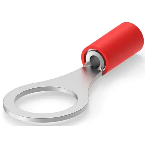 Rabatt Isolierter Ringkabelschuh, 0,3-1,42 mm², AWG 22, 9.53 mm, rot, 31897