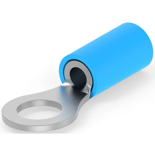 Isolierter Ringkabelschuh, 1,04-2,62 mm², AWG 16 bis 14, 5.2 mm, M5, blau, 130663 Solange Der Vorrat Reicht
