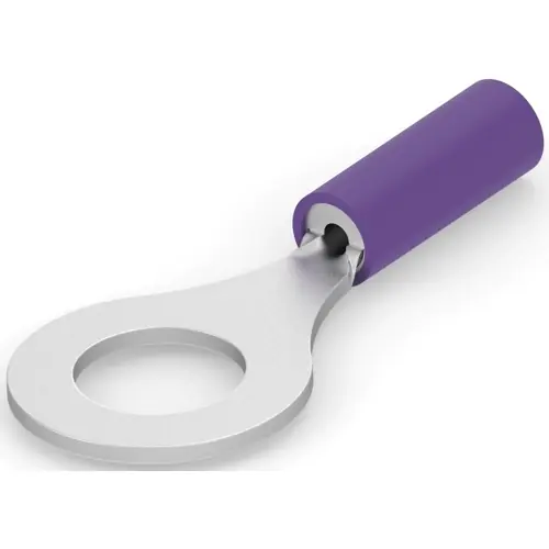 Neue Ware Isolierter Ringkabelschuh, 0,5-0,6 mm², AWG 20, 6.7 mm, M6, violett, 152890