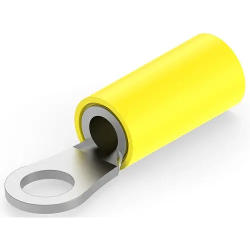 Sale Isolierter Ringkabelschuh, 2,62-6,64 mm², AWG 12 bis 10, 5 mm, gelb, 324918