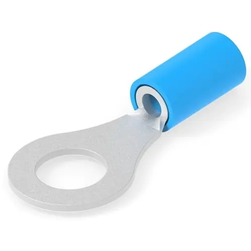 Garantierte Lieferung Isolierter Ringkabelschuh, 1,25-2,0 mm², AWG 16 bis 14, 6.73 mm, M6, blau, 321045
