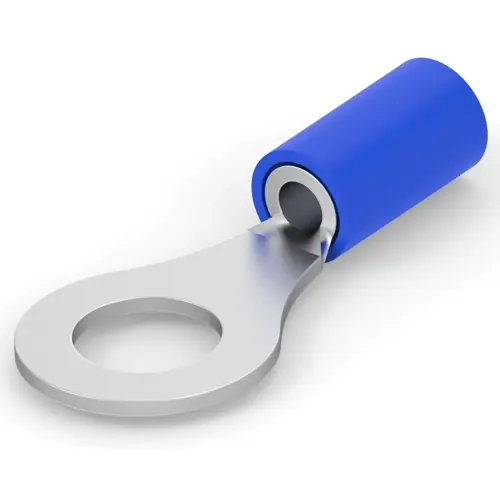 Angebot Isolierter Ringkabelschuh, 1,25-2,0 mm², AWG 16 bis 14, 6.73 mm, M6, blau, 8-321045-1