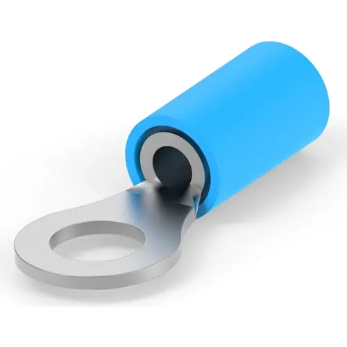 Isolierter Ringkabelschuh, 1,25-2,0 mm², AWG 16 bis 14, 5 mm, blau, 320574 Gratis Versand