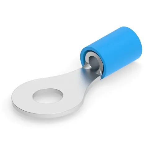 Meistverkauft Isolierter Ringkabelschuh, 1,04-2,62 mm², AWG 16 bis 14, 5 mm, blau, 324533