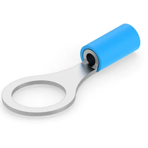 Isolierter Ringkabelschuh, 1,3-2,0 mm², AWG 16 bis 14, 9.91 mm, blau, 8-328999-1 Top-Angebot