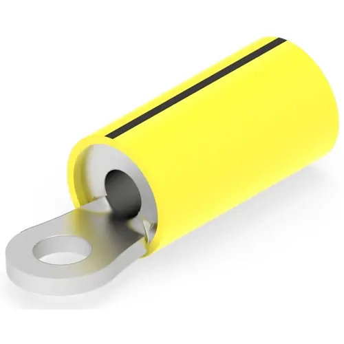 Isolierter Ringkabelschuh, 1,04-2,62 mm², AWG 16 bis 14, 3.68 mm, M3,5, gelb, 35634 Sofort Bestellen