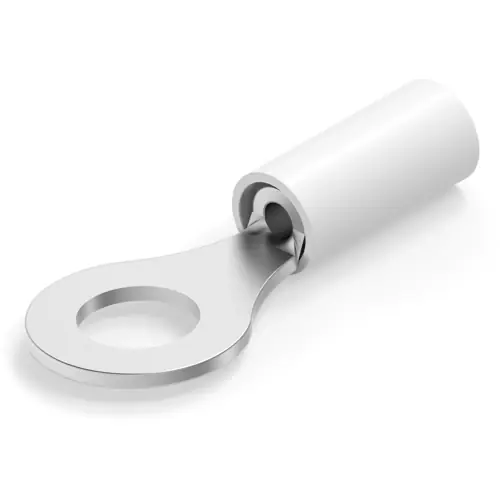 Isolierter Ringkabelschuh, 0,2-0,518 mm², AWG 24 bis 20, 4.34 mm, M4, natur, 323989 Direkt Vom Hersteller