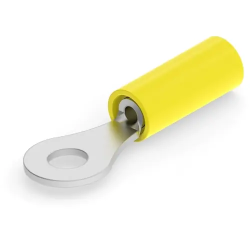 Heißes Angebot Isolierter Ringkabelschuh, 0,1-0,41 mm², AWG 26 bis 22, 2.36 mm, M2, gelb, 323913