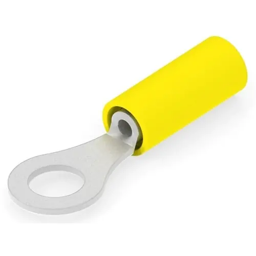 Saisonangebot Isolierter Ringkabelschuh, 0,1-0,41 mm², AWG 26 bis 22, 3.02 mm, M2,5, gelb, 323914