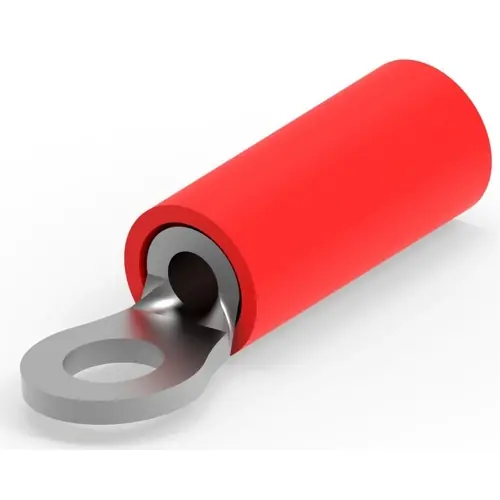 Isolierter Ringkabelschuh, 0,8-0,9 mm², AWG 18, 3.02 mm, M2,5, rot, 52273-2 Kostenloser Versand