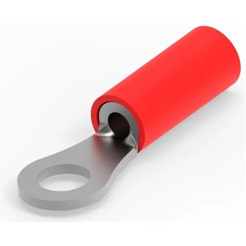 Isolierter Ringkabelschuh, 0,8-0,9 mm², AWG 18, 3.68 mm, M3,5, rot, 51863-4 Neue Kollektion