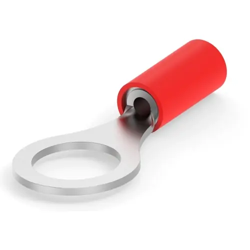 Angebot Isolierter Ringkabelschuh, 0,3-0,4 mm², AWG 22, 7.92 mm, M8, rot, 2-320572-2