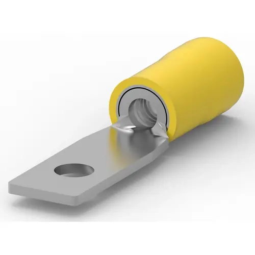 Preisknaller Isolierter Ringkabelschuh, 2,62-6,64 mm², AWG 12 bis 10, 3.68 mm, M3,5, gelb, 2-327960-1