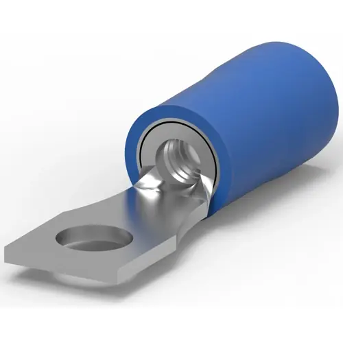 Isolierter Ringkabelschuh, 1,25-2,0 mm², AWG 16, 3.68 mm, M3,5, blau, 33172 Versand Am Gleichen Tag