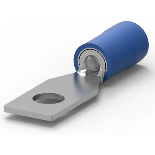 Isolierter Ringkabelschuh, 1,04-2,62 mm², AWG 16 bis 14, 4.34 mm, M4, blau, 2-327946-4 Preisreduziert