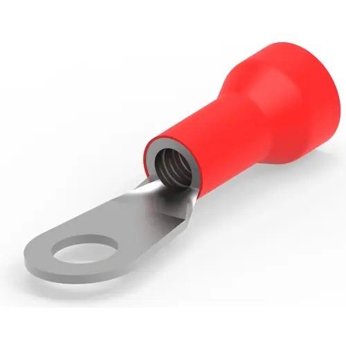 Nur Heute Isolierter Ringkabelschuh, 8,0 mm², AWG 8, 6.73 mm, M6, rot, 52041-9