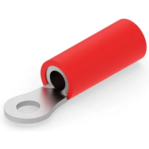 Unisolierter Ringkabelschuh, 8,7 mm², AWG 8, 5 mm, rot, 696050-1 Kracherpreis