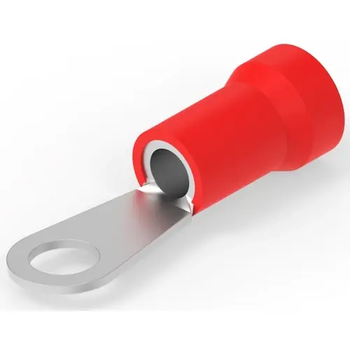 Isolierter Ringkabelschuh, 6,64-10,54 mm², AWG 8, 6.73 mm, M6, rot, 55621-1 Solange Der Vorrat Reicht