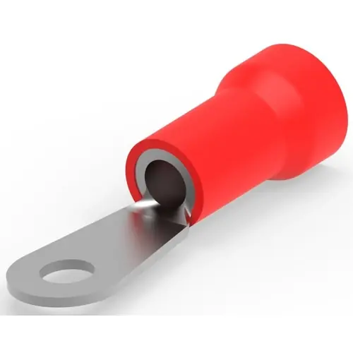Isolierter Ringkabelschuh, 8,0 mm², AWG 8, 5 mm, rot, 52263-1 Beliebt