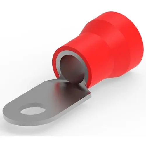 Isolierter Ringkabelschuh, 34-35 mm², AWG 2, 9.53 mm, rot, 52044-2 Gratis Versand