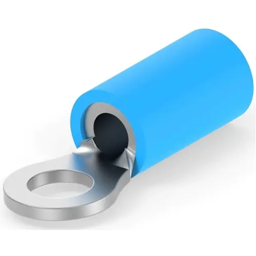 Saisonangebot Isolierter Ringkabelschuh, 1,25-2,0 mm², AWG 16, 3.51 mm, M3,5, blau, 8-32957-1