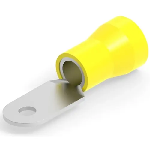 Direkt Vom Hersteller Isolierter Ringkabelschuh, 21,2 mm², AWG 4, 5 mm, gelb, 52043