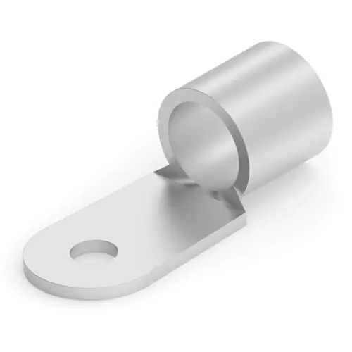 Unisolierter Ringkabelschuh, 60,6-76,3 mm², AWG 2, 6.35 mm, M6, metall, 321869 Geprüft