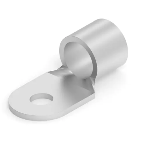 Billig Unisolierter Ringkabelschuh, 100-125 mm², AWG 4, 9.53 mm, metall, 321878