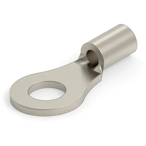 Aktuell Unisolierter Ringkabelschuh, 0,3-1,42 mm², AWG 22 bis 16, 3.68 mm, M3,5, metall, 321889