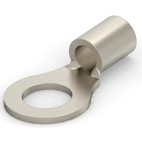 Unisolierter Ringkabelschuh, 6,64-10,5 mm², AWG 8, 8.33 mm, M8, metall, 323167 Highlight