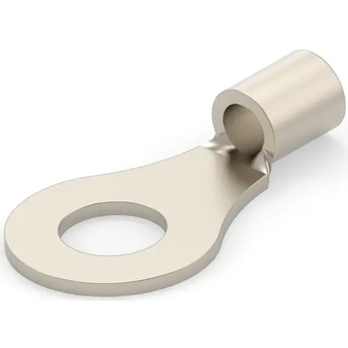 Unisolierter Ringkabelschuh, 2,62-6,64 mm², AWG 12 bis 10, 6.73 mm, M6, metall, 323063 Expressversand