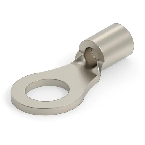 Abverkauf Unisolierter Ringkabelschuh, 0,3-1,42 mm², AWG 22 bis 16, 4.34 mm, M4, metall, 321890