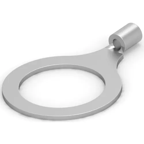 Neu Unisolierter Ringkabelschuh, 0,3-1,3 mm², AWG 22 bis 16, 13.08 mm, M12, metall, 8-329966-1