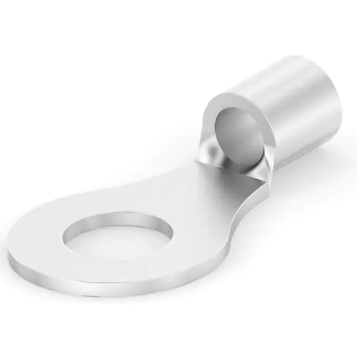 Unisolierter Ringkabelschuh, 3,0-6,0 mm², AWG 12 bis 10, 6.35 mm, metall, 8-33458-2 Sonderaktion