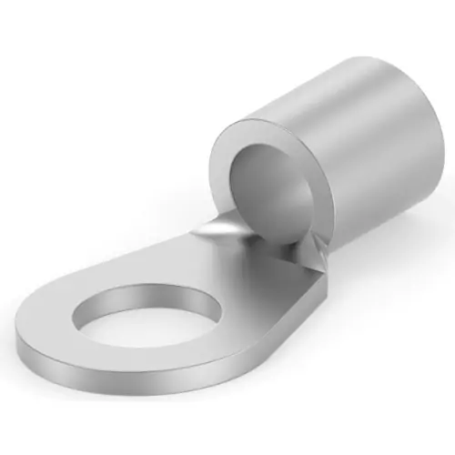 Zertifiziert Unisolierter Ringkabelschuh, 6,6-10,5 mm², AWG 8, 6.73 mm, M6, grau, 33461