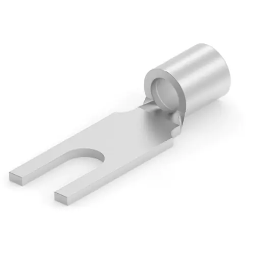 Unisolierter Gabelkabelschuh, 2,62-6,64 mm², AWG 12 bis 10, M4, metall, 325196 Preisknaller