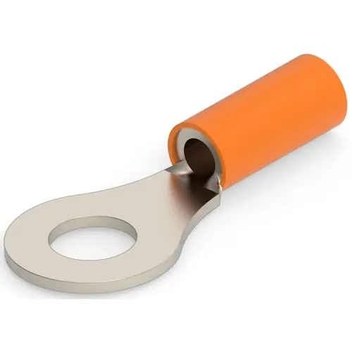 Schnäppchen Unisolierter Ringkabelschuh, 2,62-6,64 mm², AWG 12 bis 10, 6.73 mm, M6, orange, 323751