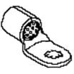 Unisolierter Ringkabelschuh, 50 mm², 13.08 mm, M12, 51986-3 Abverkauf