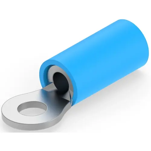 Isolierter Ringkabelschuh, 1,04-2,0 mm², AWG 16 bis 14, 3.02 mm, M2,5, blau, 8-328996-1 Super-Preis