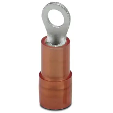 Isolierter Ringkabelschuh, 0,5-1,5 mm², AWG 20 bis 16, 3.2 mm, M3, rot, 3241201 Mega-Angebot