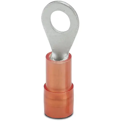 Neu Im Sortiment Isolierter Ringkabelschuh, 0,5-1,5 mm², AWG 20 bis 16, 4.3 mm, M4, rot, 3241203