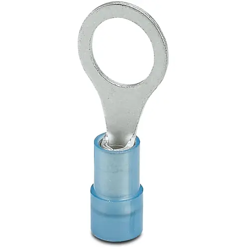 Billig Isolierter Ringkabelschuh, 1,5-2,5 mm², AWG 16 bis 14, 8.4 mm, M8, blau, 3241210
